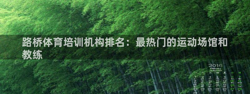 极悦娱乐负责人：路桥体育培训机构排名：最热门的运动场