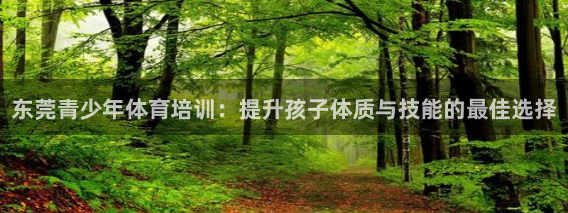 极悦娱乐代理怎么样啊：东莞青少年体育培训：提升孩子体