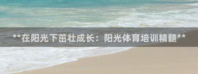 极悦牙膏怎么样：**在阳光下茁壮成长：阳光体育培训精