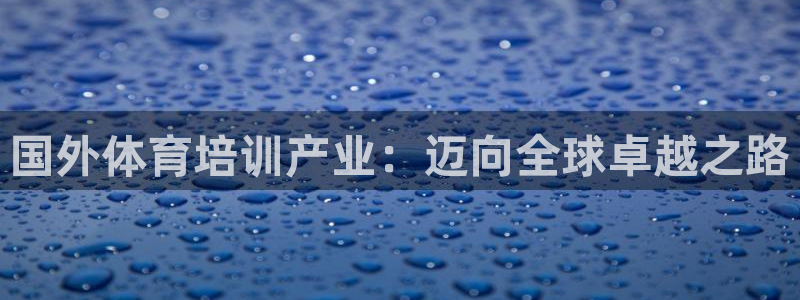 极悦平台官网登录入口网址是多少：国外体育培训产业：迈