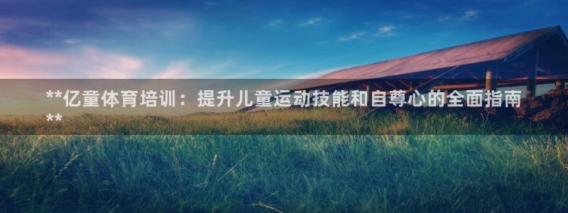 极悦平台与网易合作详情：**亿童体育培训：提升儿童运动技能和