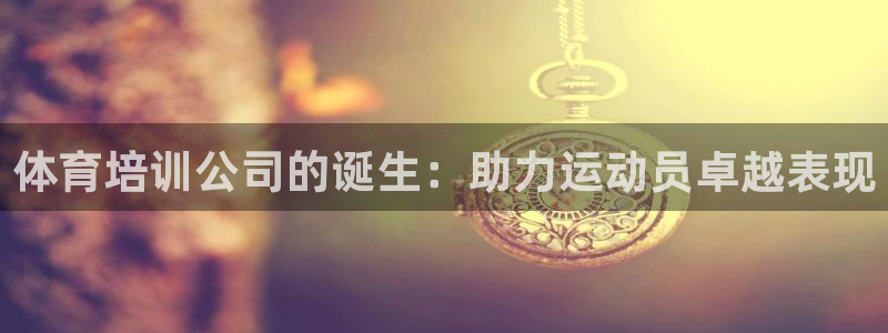 极悦平台注册用户名生成器下载：体育培训公司的诞生：助力运动员