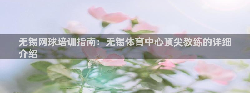 极悦平台反7O777：无锡网球培训指南：无锡体育中心顶尖教练